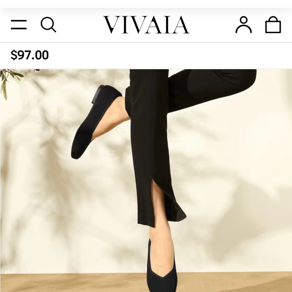 VIVAIA Women's Black Flats